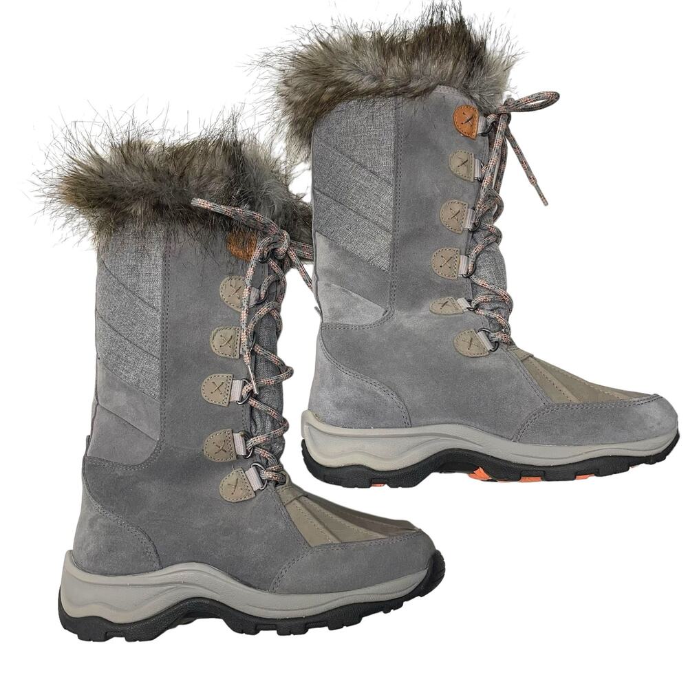 Clarks Gray Size 6 Winter Boots